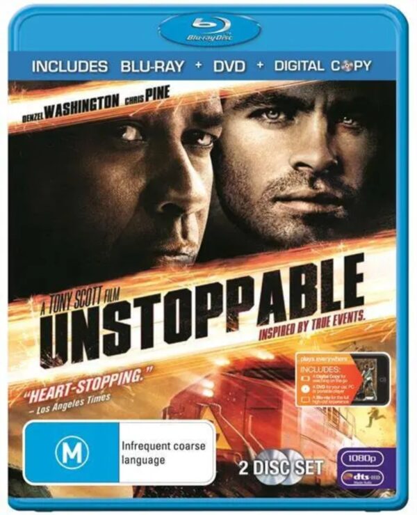 unstoppable blu ray dvd