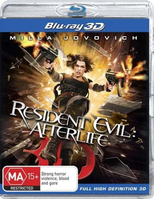 Resident Evil Afterlife 3D Blu Ray