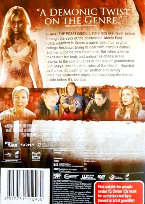 Grace The Possession DVD Cover