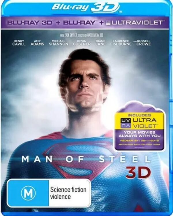 Man Of Steel 3D Blu Ray Blu Ray