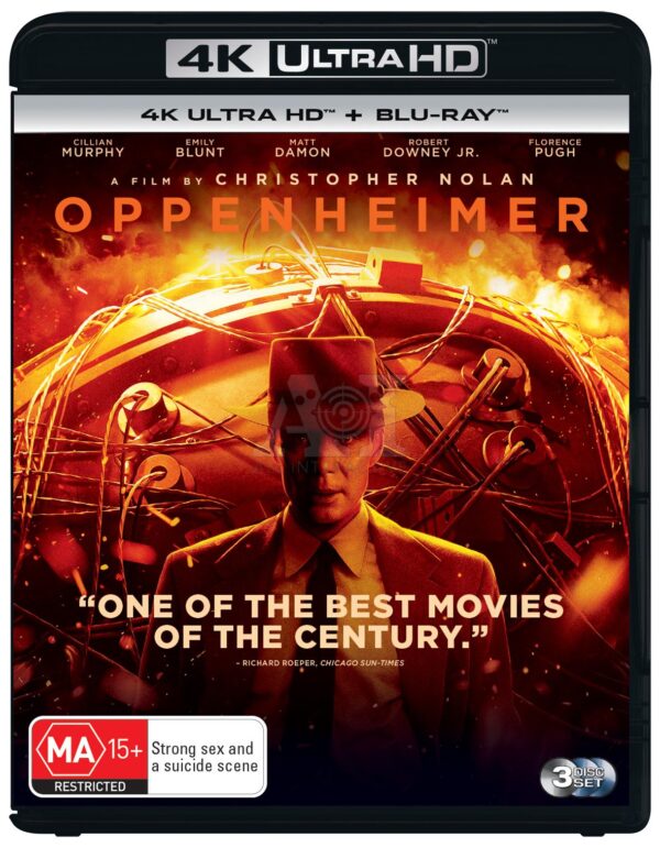 Oppenheimer 4K Ultra HD Blu Ray