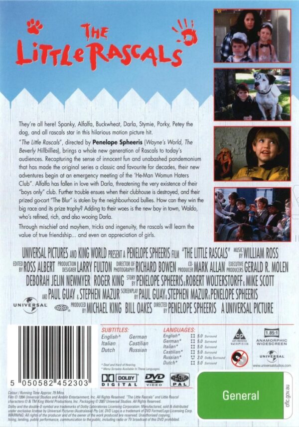 The Little Rascals DVD Cover